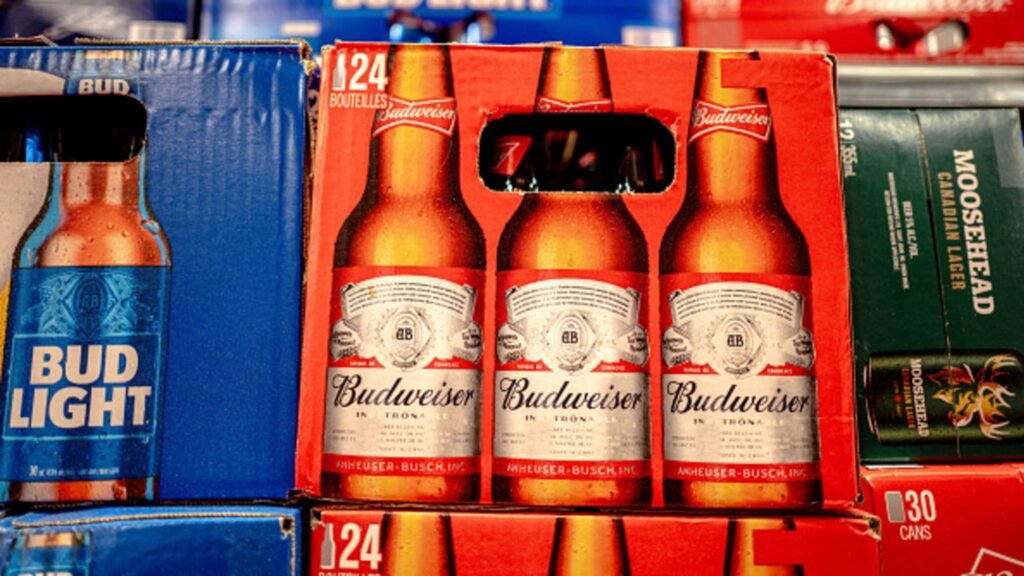 Shares of world’s largest maker AB InBev pop 9% after publishing fourth-quarter earnings beat even as volumes slide