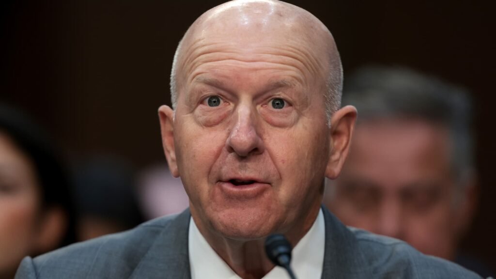 Goldman Sachs is about to report first-quarter earnings