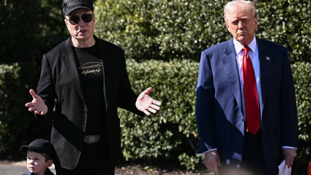 Tesla stock pops after Trump comments on China tariffs and Powell, despite weak revenues