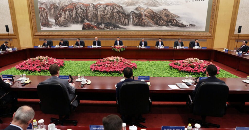 Xi Jinping Fulfills Global Organization Leaders In The Middle Of Trade Tensions