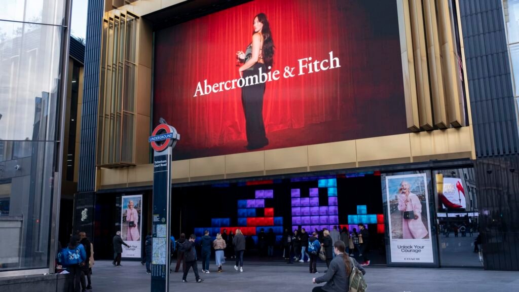 Abercrombie & Fitch soars more than 14% even as retailer slashes earnings outlook due to tariffs