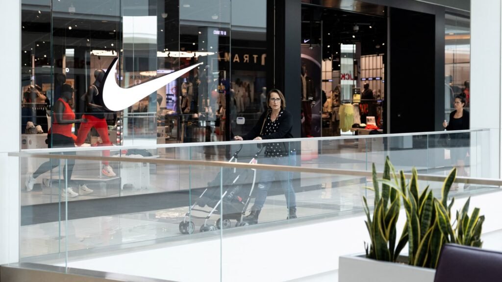 Nike sales drop 12%, but tennis shoe giant says the worst of its slump lags it